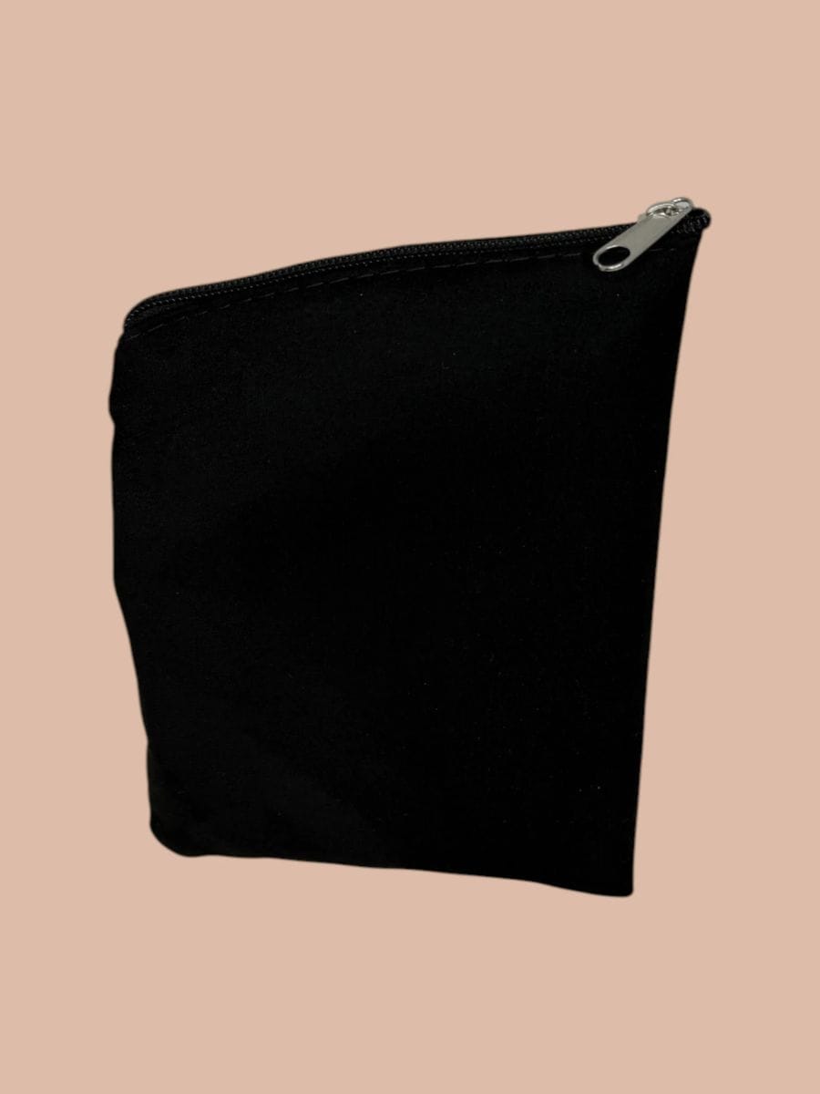 Yerbera de Cuero Gamuzado sin Logo Color Negra 250G, producto mayorista de Qué Mate