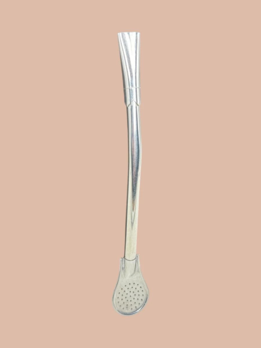 Bombilla de Acero Pico de Rey 18CM, producto mayorista de Qué Mate